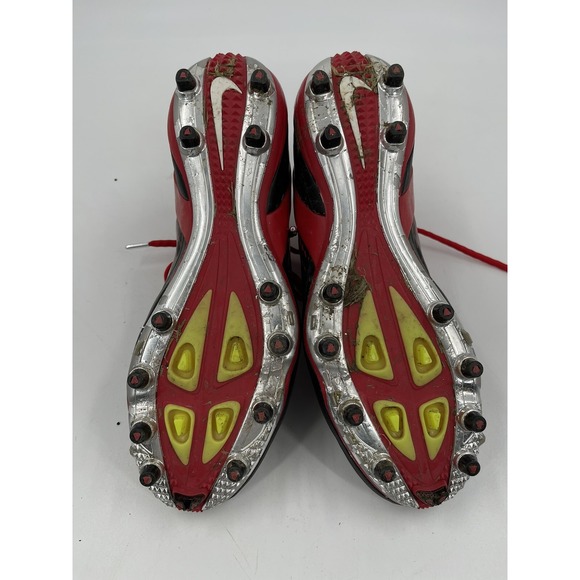 Nike Zoom Air Alpha‎ Talon Football Cleats Men's Sz 12 Red / Black Promo Sample - Picture 12 of 14